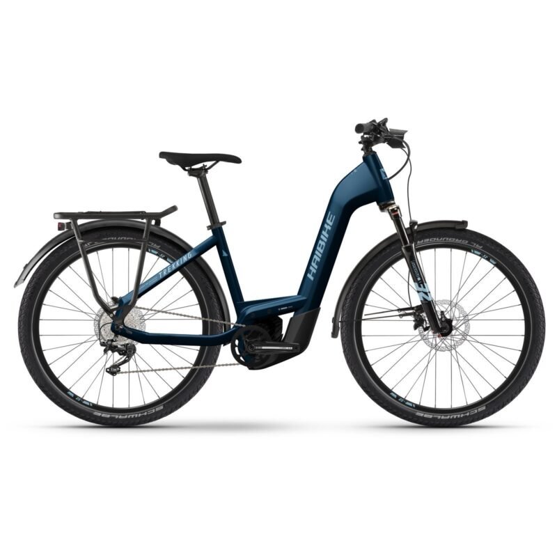 HAIBIKE Trekking 8 Tiefeinsteiger blau